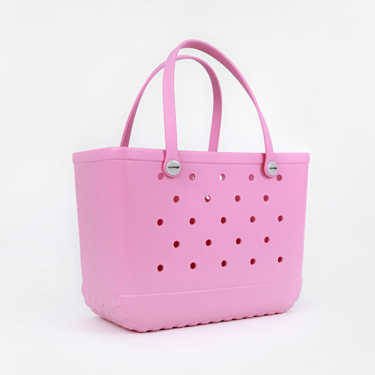 Rosa Tasche in Größe L – geräumig und stilvoll, perfekt für Alltag, Reisen und besondere Anlässe.