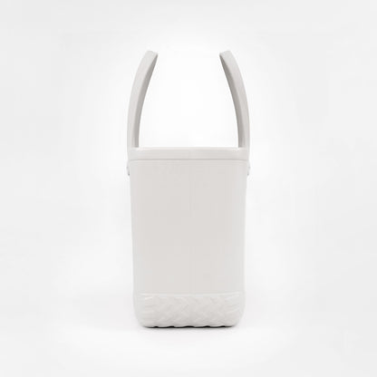 Weiße Tasche in Größe L – stilvoll und geräumig, ideal für Alltag, Reisen und Beruf.