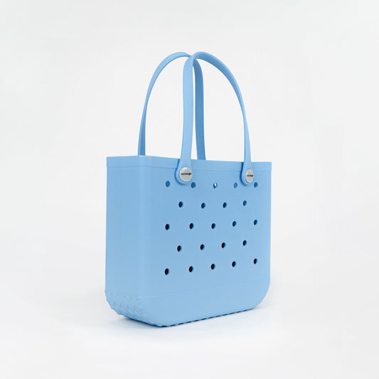 Blaue Tasche in Größe M – elegant und vielseitig, ideal für den Alltag und Reisen.