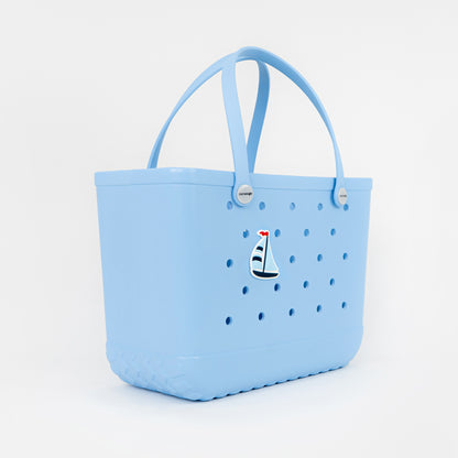 Boot Motiv zur Taschenpersonalisierung – Seitenansicht