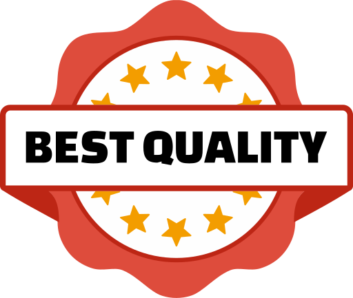 Symbol für beste Qualität – steht für erstklassige Produkte und Verarbeitung.