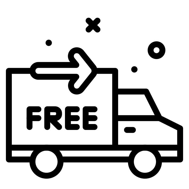 Symbol für kostenlosen Versand 